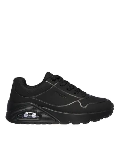 Skechers Boys Boy's Uno Stand On Air Trainers in Black