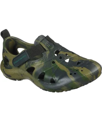 Skechers Childrens Unisex Foamies Koolers Sandals Junior - Green