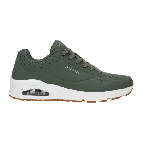 Skechers , Comfortable Stand On Air Sneaker ,Green male, Sizes: