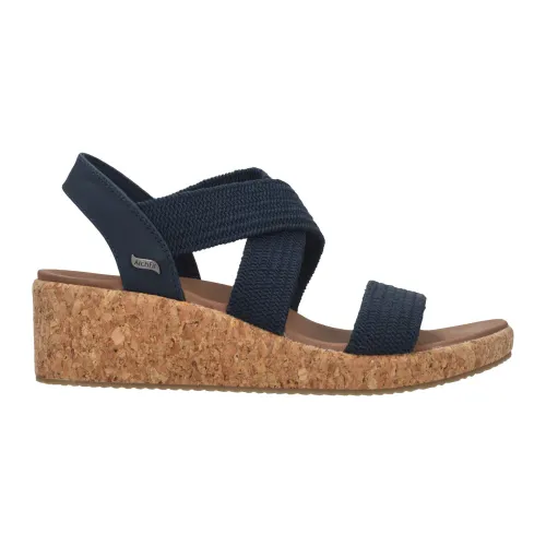 Skechers , Flat Sandals ,Blue female, Sizes: