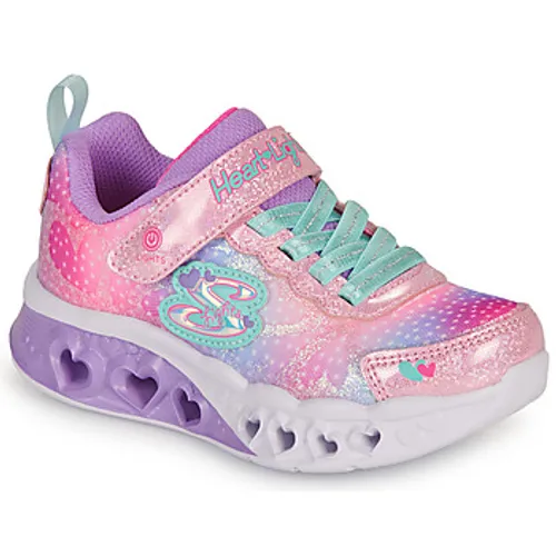 Skechers  FLUTTER HEART LIGHTS  girls's Children's Shoes (Trainers) in Pink