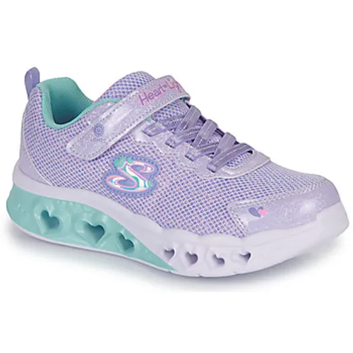 Skechers  FLUTTER HEART LIGHTS  girls's Children's Shoes (Trainers) in Purple