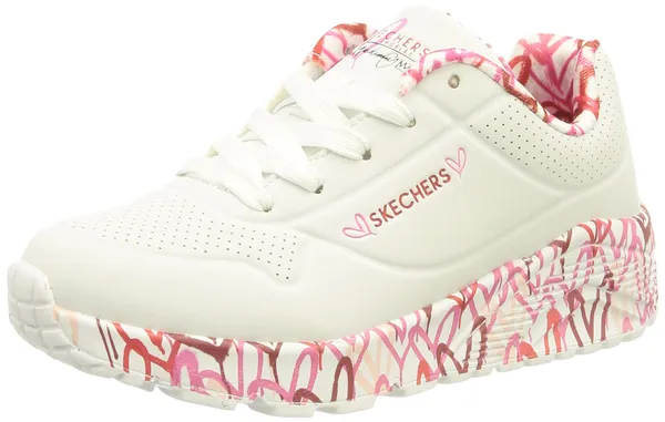 Skechers Girl's Uno Lite Lovely Luv Sneaker