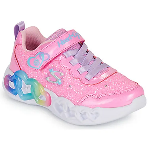Skechers  INFINITE HEART LIGHTS  girls's Children's Shoes (Trainers) in Pink