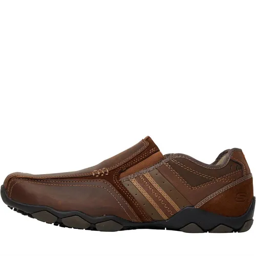 SKECHERS Mens Diameter Zinro Shoes Dark Brown