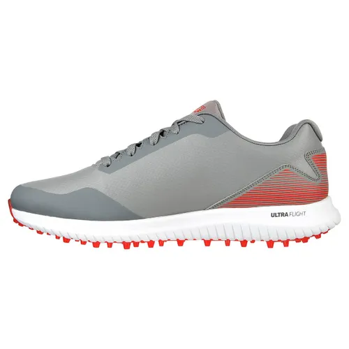 Skechers Mens Go Golf Max 2 Golf Shoes - Grey/Red - UK 7.5
