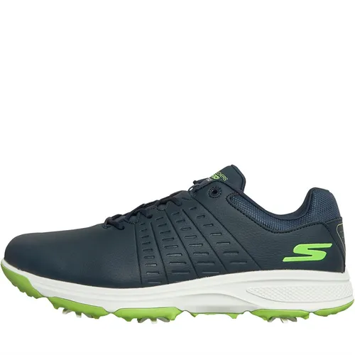 SKECHERS Mens Go Golf Torque 2 Waterproof Golf Shoes Navy/Lime