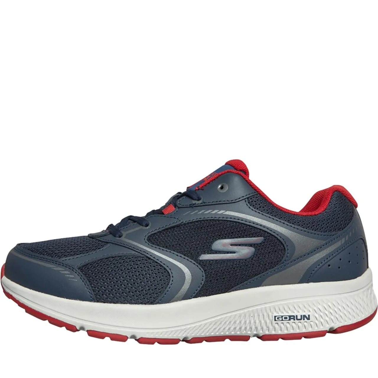 SKECHERS Mens Go Run Consistent Specie Neutral Running Shoes Navy/Red