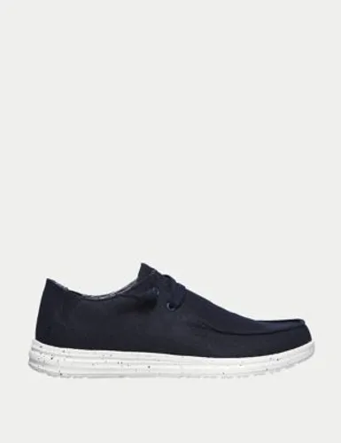 Skechers Mens Melson Chad Slip-On Shoes - 8 - Navy, Navy
