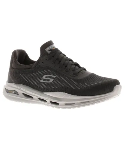 Skechers Mens Trainers Arch Fit Orvan Trayv Lace Up black