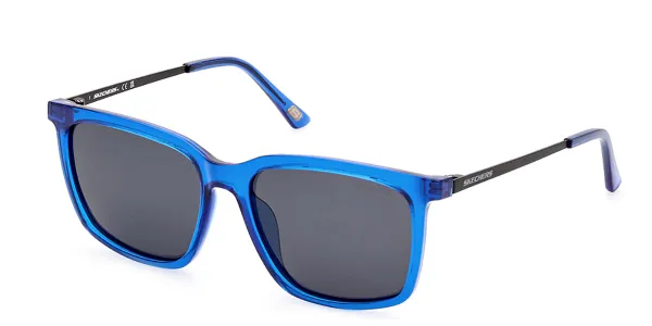 Skechers SE6282 Polarized 90D Men's Sunglasses Blue Size 53