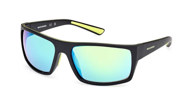 Skechers SE6292 02Q Men's Sunglasses Black Size 63