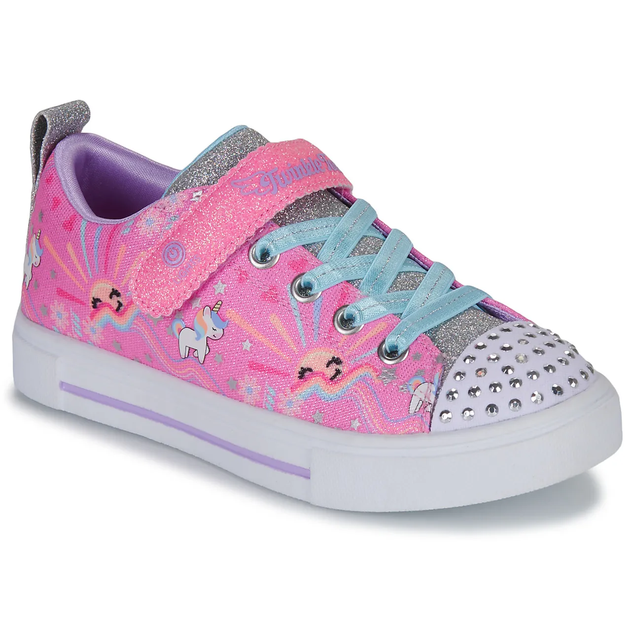 Skechers  TWINKLE SPARKS  girls's Children's Shoes (Trainers) in Pink