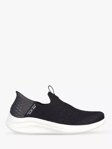 Skechers Ultra Flex 3.0 Smooth Step Sports Shoes - Black/White - Female