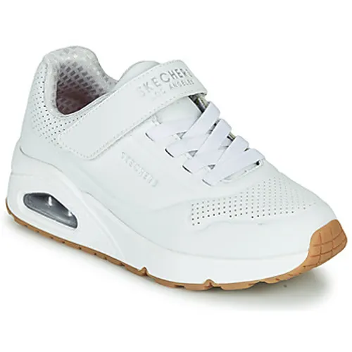 Skechers  UNO  girls's Children's Shoes (Trainers) in White