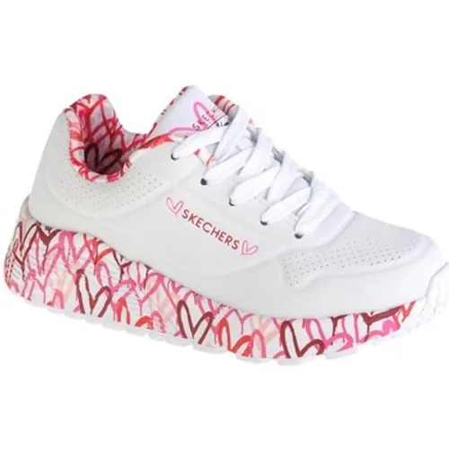 Skechers  Uno Lite Lovely Luv  boys's Children's Shoes (Trainers) in White