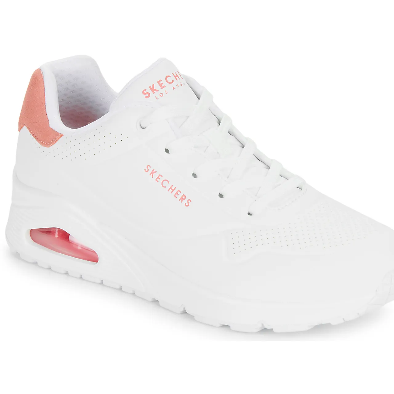 Skechers  UNO - POP BACK  women's Shoes (Trainers) in White