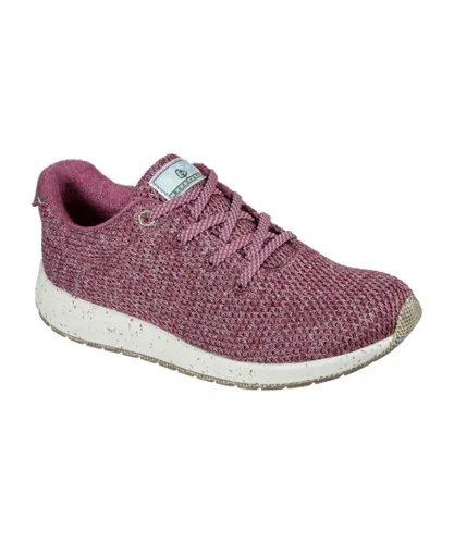 Skechers Womens Bobs Earth Trainers - Pink
