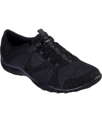 Skechers WoMens Breathe-Easy First Light Trainers Black