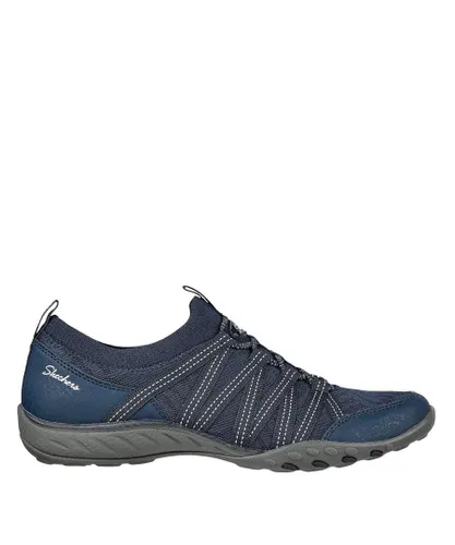 Skechers Womens Breathe Easy First Light Trainers - Navy