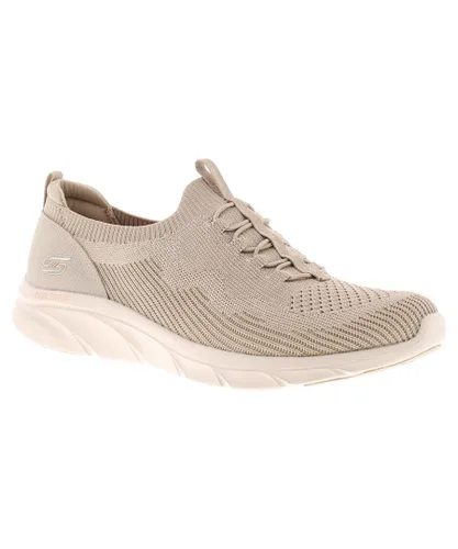 Skechers Womens Chunky Trainers D'lux Comfort Bonus Bungee lLce taupe - Beige
