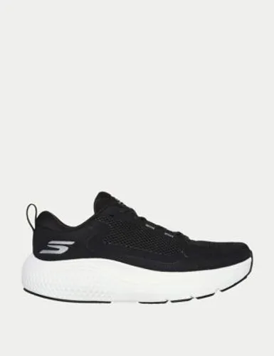 Skechers Womens Go Run Supersonic Max Lace Up Trainers - 4 - Black, Black