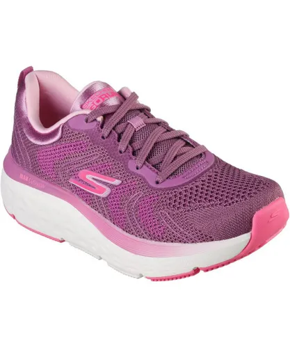 Skechers Womens Max Cushioning Delta Lace Up Trainers - Purple