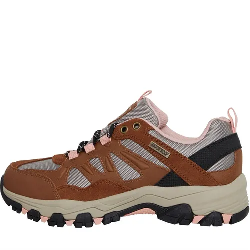 SKECHERS Womens Selmen West Highland Waterproof Hiking Shoes Brown/Tan
