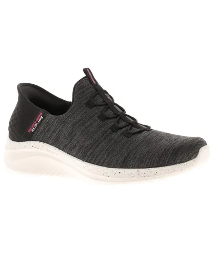 Skechers Womens Slip-Ins Trainers Ultra Flex 3 0 right black charcoal Textile