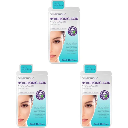 Skin Republic Hyaluronic Acid & Collagen Face Mask