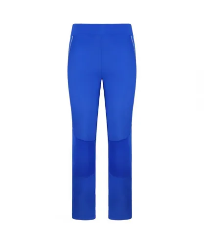 Skins Series-5 Stretch Waist Blue Womens Long Tights Leggings SF40501190571 Nylon