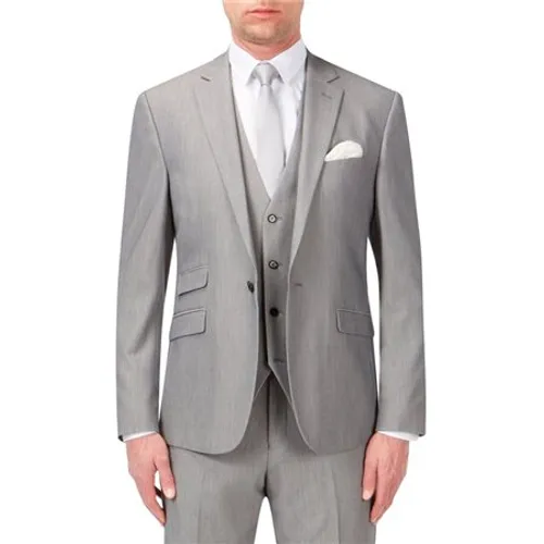 Skopes Mens Joseph Tailored Suit Jacket - Silver