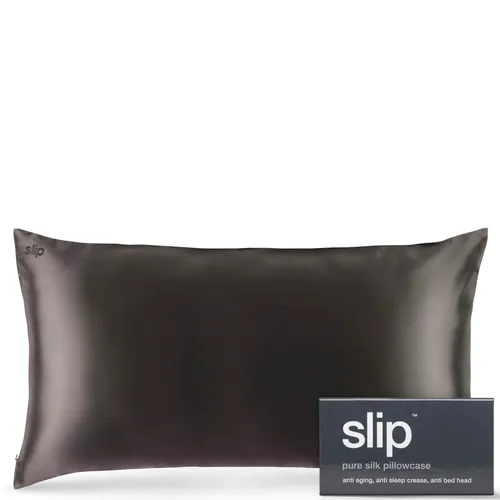 Slip Silk Pillowcase King (Various Colours) - Charcoal