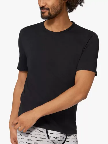 Sloggi GO Jersey Short Sleeve Lounge T-Shirt - Black - Male