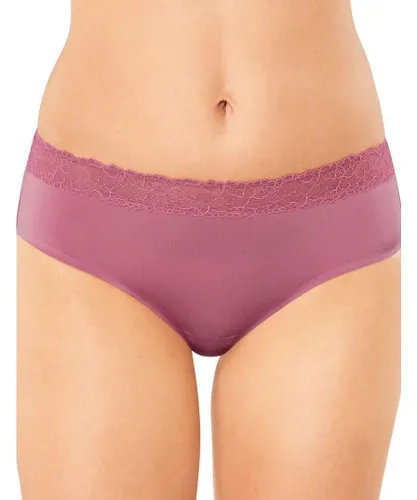 Sloggi Womens 10149075 Wow Lace Hipster Brief - Pink