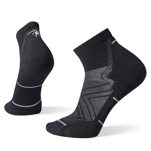Smartwool, Run Target Cushion Ankle Socks, Black, L