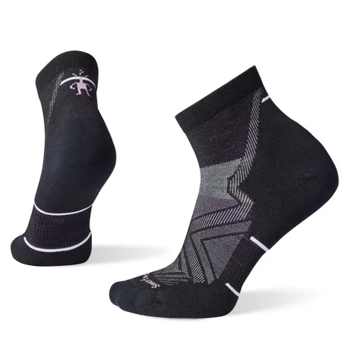 Smartwool, Women's Run Targeted Cushion Ankle Socks, Black,