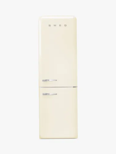 Smeg 50's Style FAB32R Freestanding 60/40 Fridge Freezer, Right-Hand Hinge - Cream - Unisex