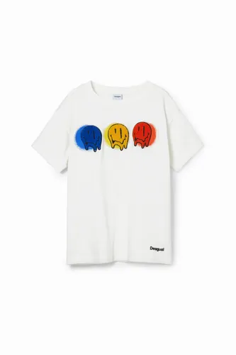 Smiley Originals ® patch T-shirt - WHITE - 5/6