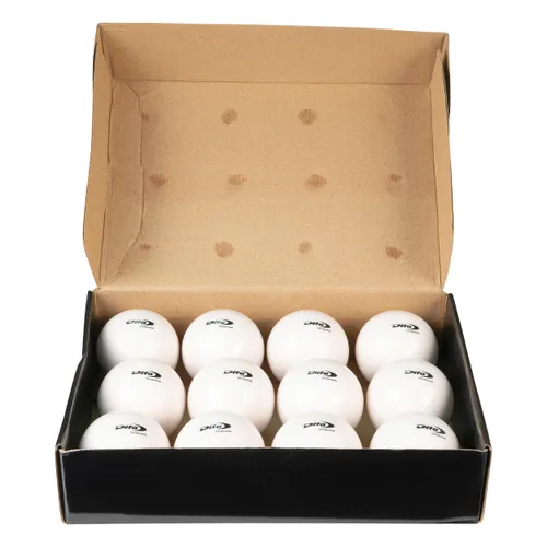 Smooth Field Hockey Practice Ball 12-pack - White