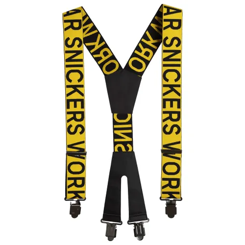 Snickers Logo Braces (Yellow / Black)