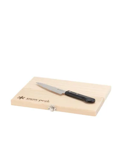 Snow Peak Packable Cutting Board & Knife Set