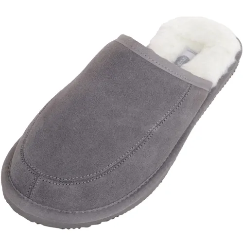 SNUGRUGS Lambswool Mule Slippers with Lightweight Sole