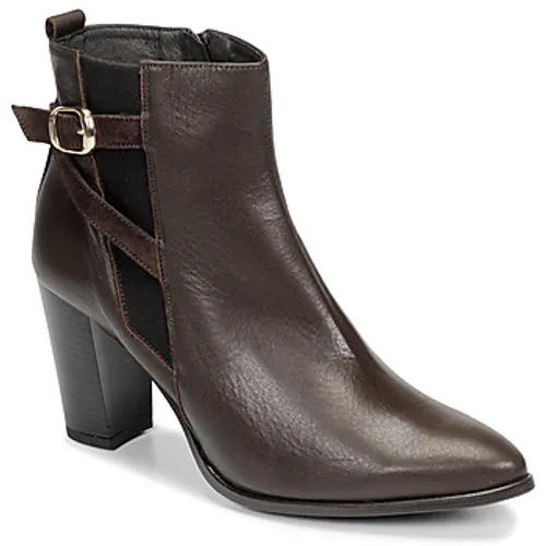 So Size  AURELIO  women's Low Ankle Boots in Brown