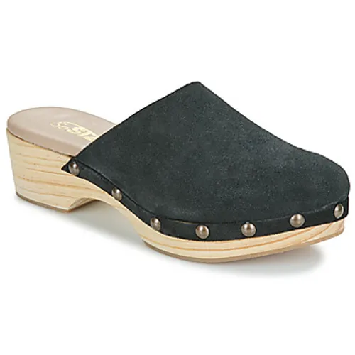 So Size  PAPIDOU  women's Clogs (Shoes) in Black