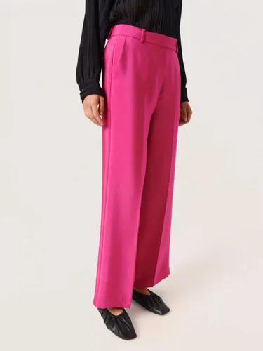 Soaked In Luxury Jacinta Tailored Trousers - Fuchsia - Female