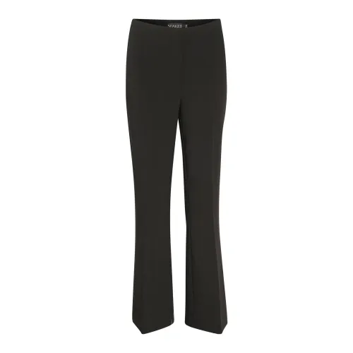 Soaked in Luxury , Wide Trousers ,Black female, Sizes:
