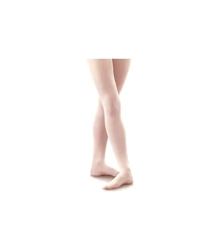 Sock Snob - 1 Pair of Girls and Adult footed Ballet Tights - Pink Nylon