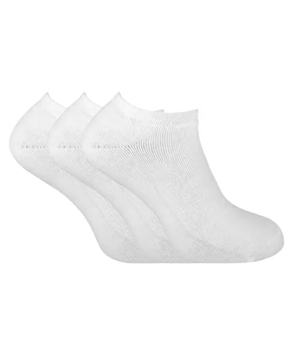 Sock Snob 3 Pairs Mens Thick Cushioned Low Cut Ankle Thermal Trainer Socks - Cream