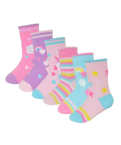 Sock Snob Baby Girls Unicorn Design Socks